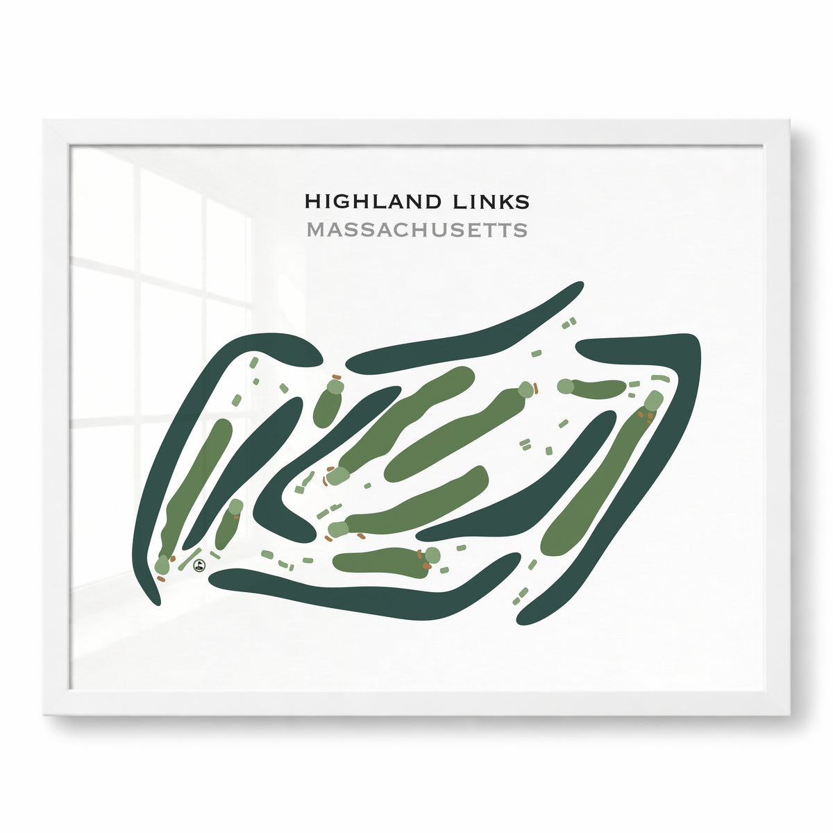 Highland Links, Massachusetts - Printed Golf Courses