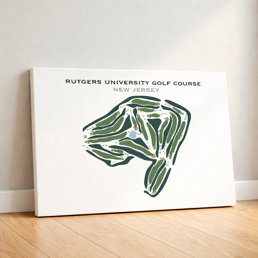 Rutgers University Golf Course, New Jersey - Printed Golf Courses