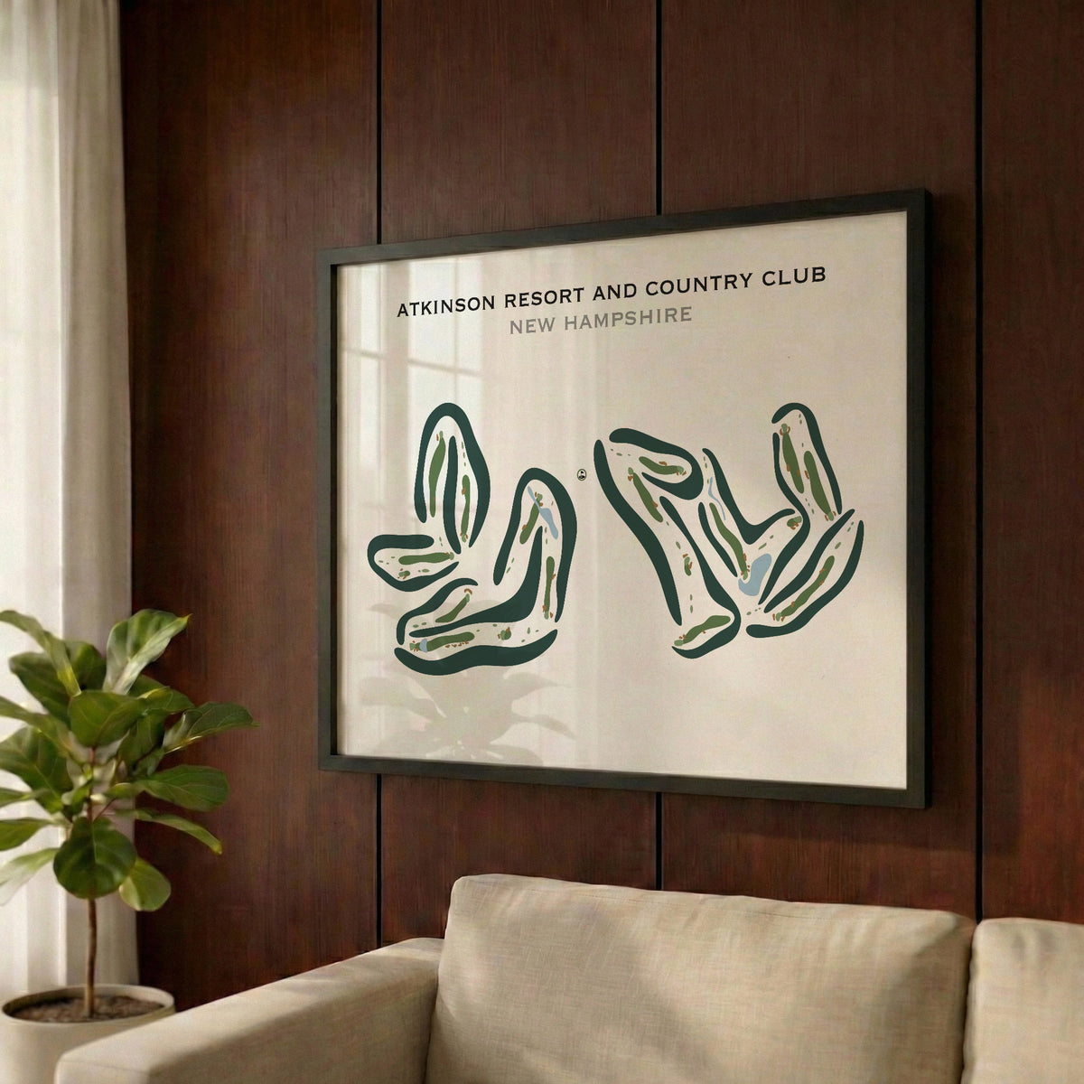 Atkinson Resort & Country Club, New Hampshire - Printed Golf Courses