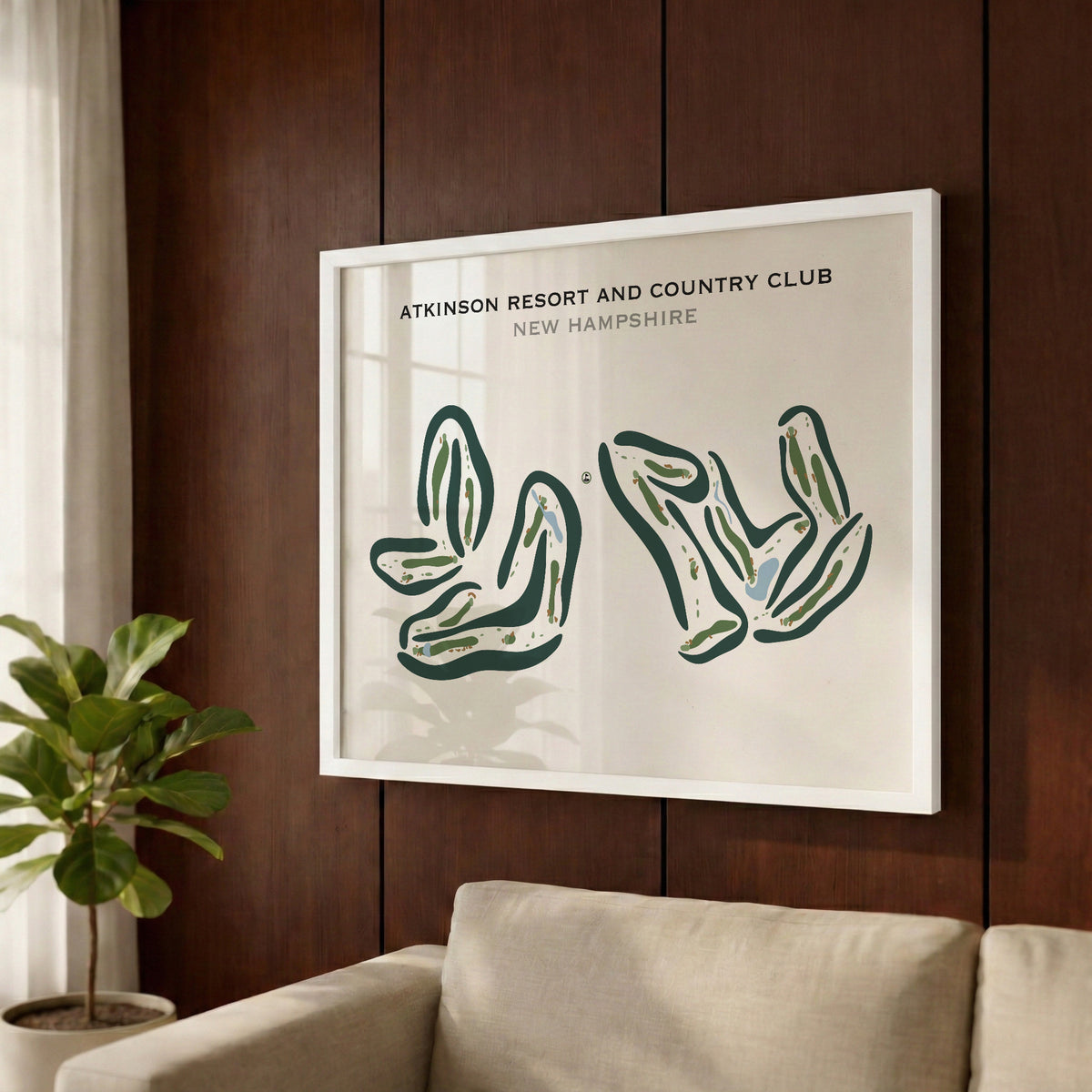 Atkinson Resort & Country Club, New Hampshire - Printed Golf Courses