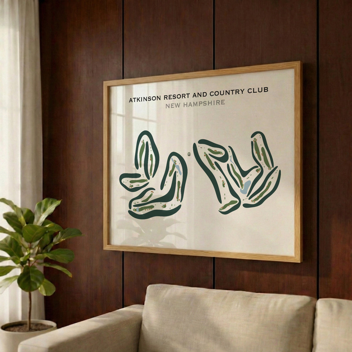 Atkinson Resort & Country Club, New Hampshire - Printed Golf Courses