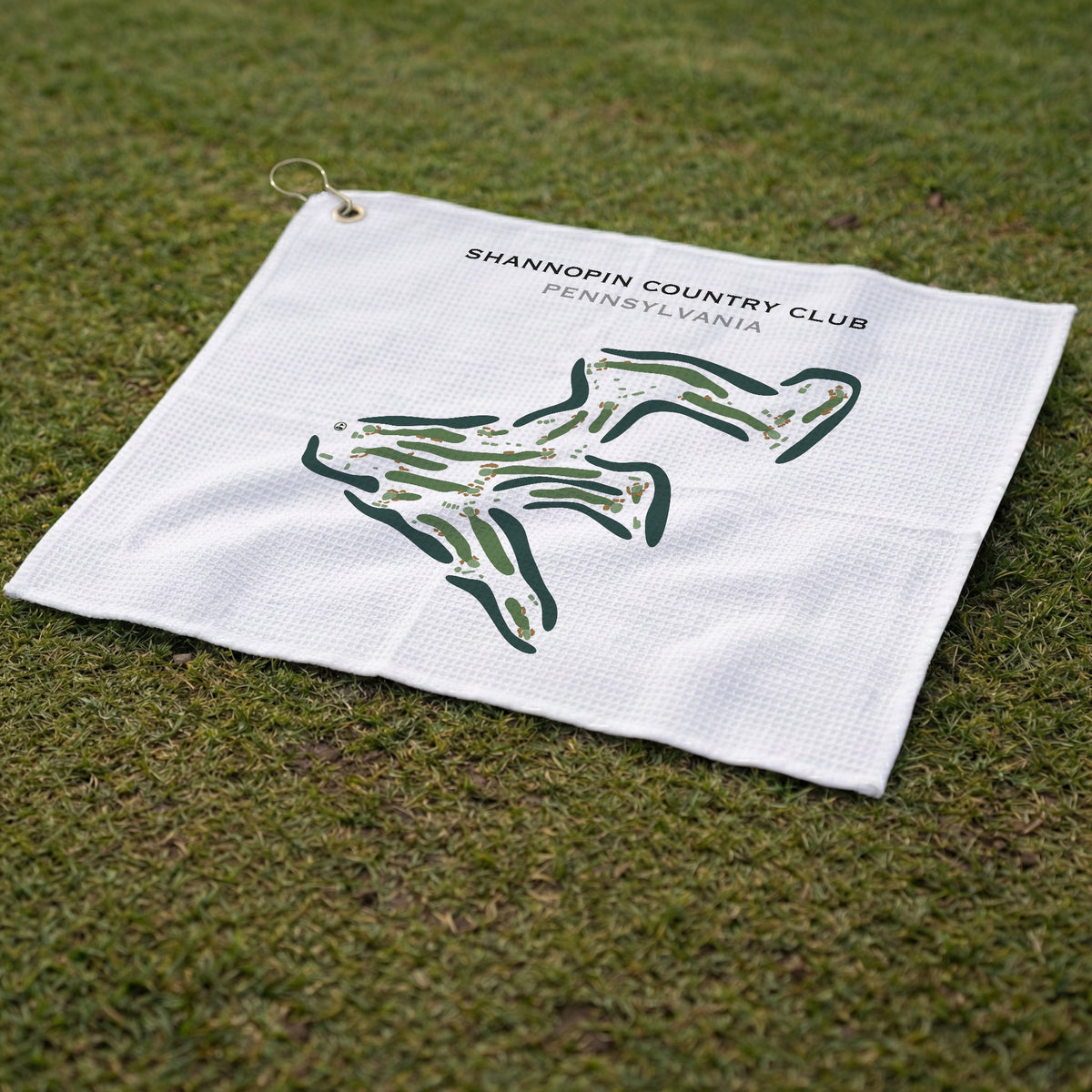 Shannopin Country Club, Pennsylvania - Printed Golf Course