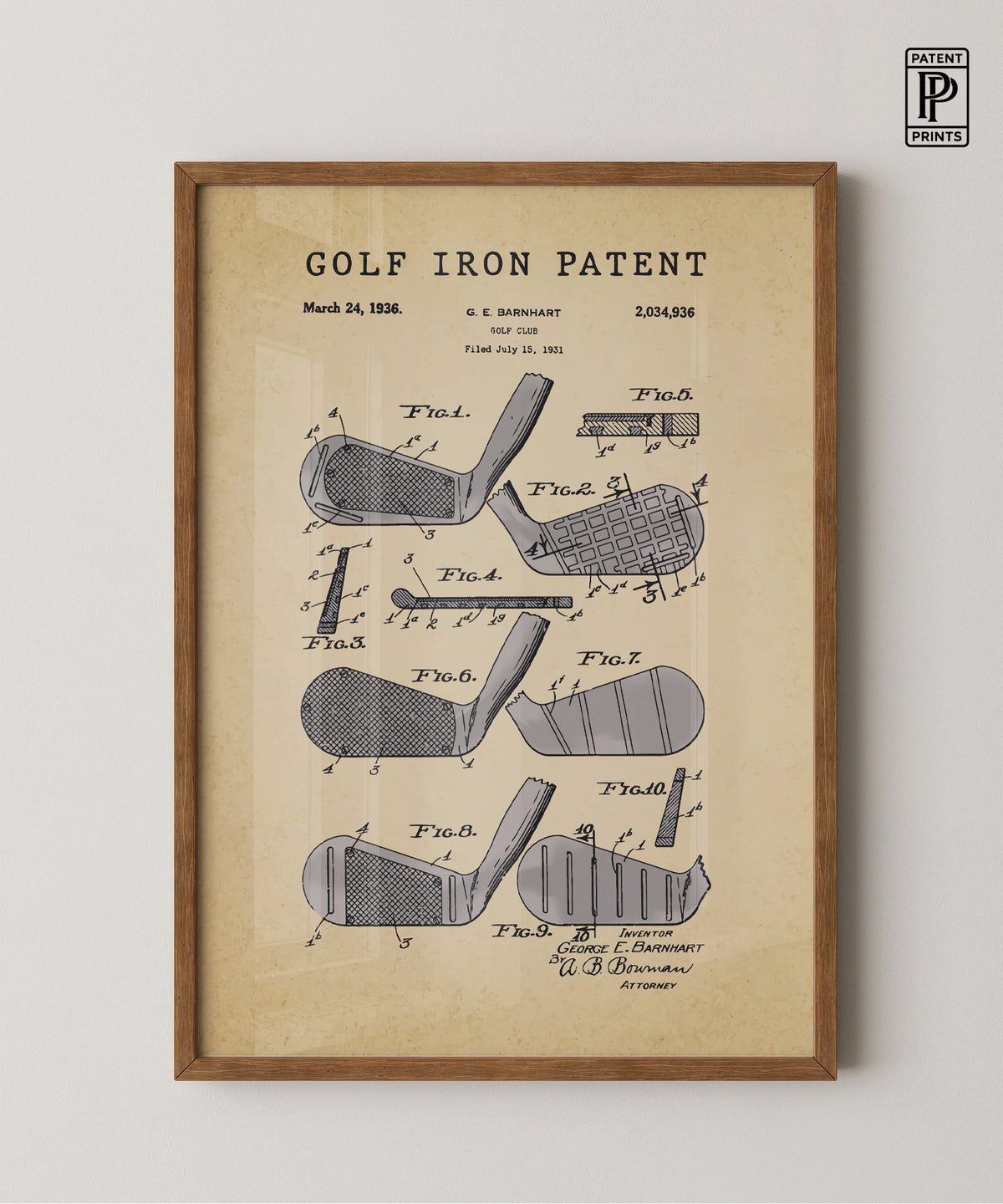 Golf Iron Patent