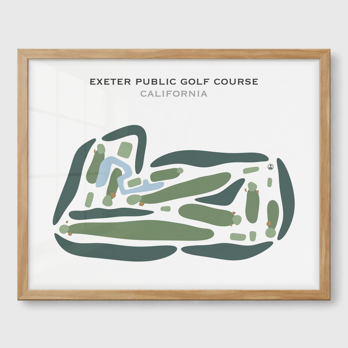 Exeter Public Golf Course, California - Printed Golf Courses