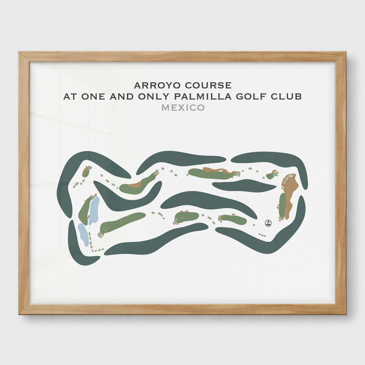 Arroyo Course at One and Only Palmilla Golf Club, Mexico - Printed Golf Courses