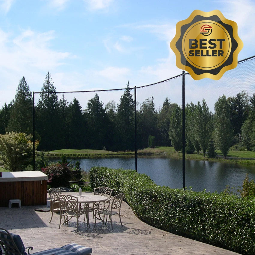 Cimarron 25x150 Golf Barrier Netting - Front View