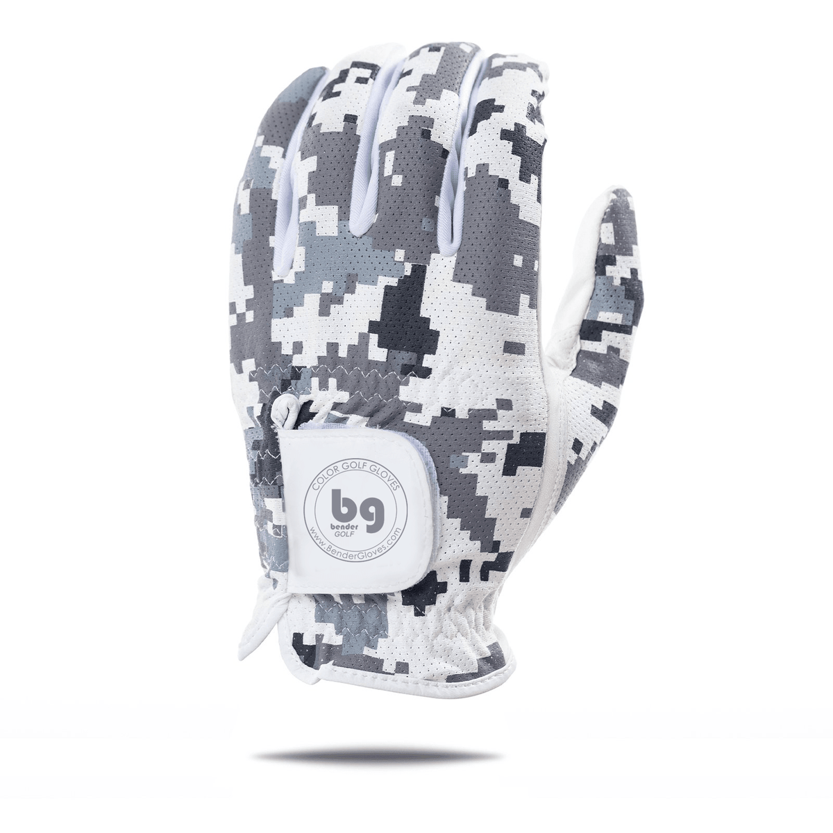 Gray Digital Camo Mesh Golf Glove