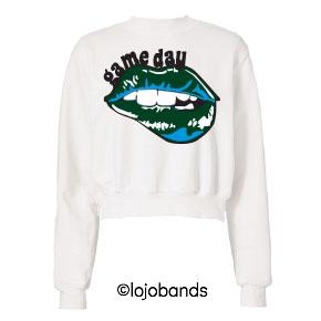 Green & Light Blue Game Day Sweatshirt