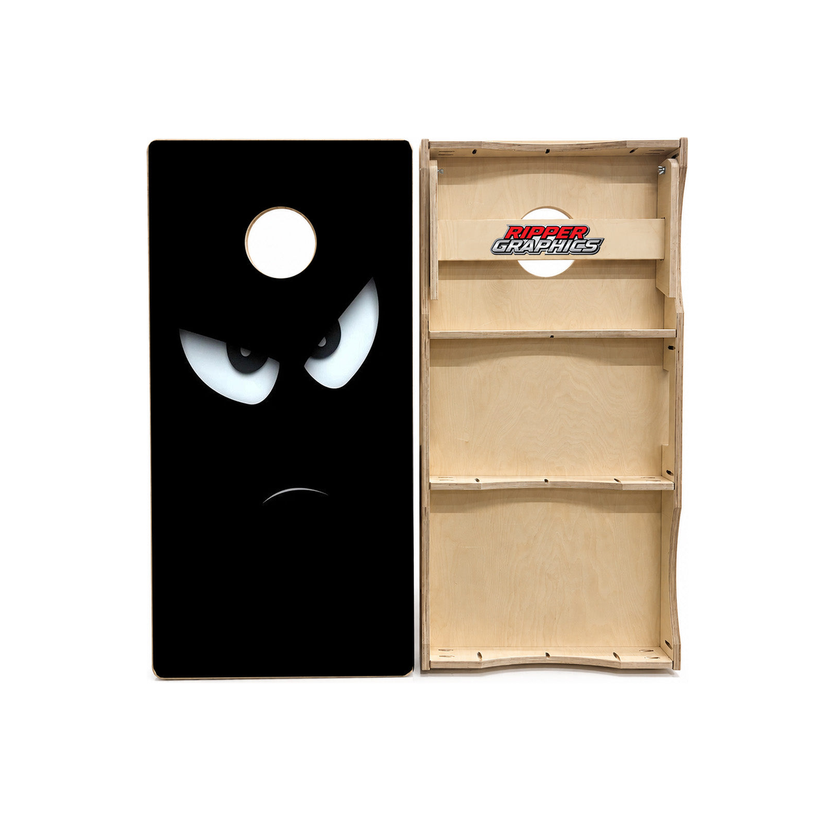 Grumpy Face Cornhole Design product photo