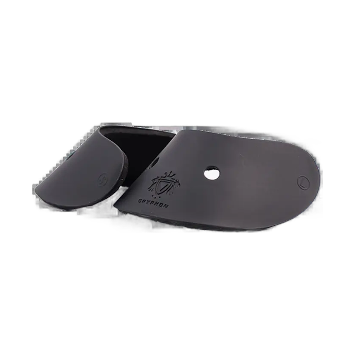 GRYPHON Foot Guards in Black - pair overhead view