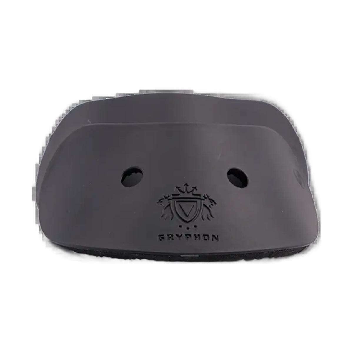 GRYPHON Foot Guards in Black - front view with logo