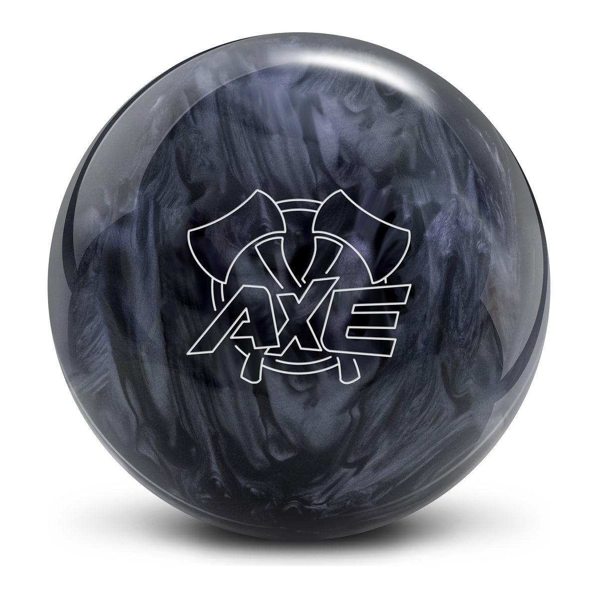 Hammer Axe Black Smoke Bowling Ball in Black Smoke - front