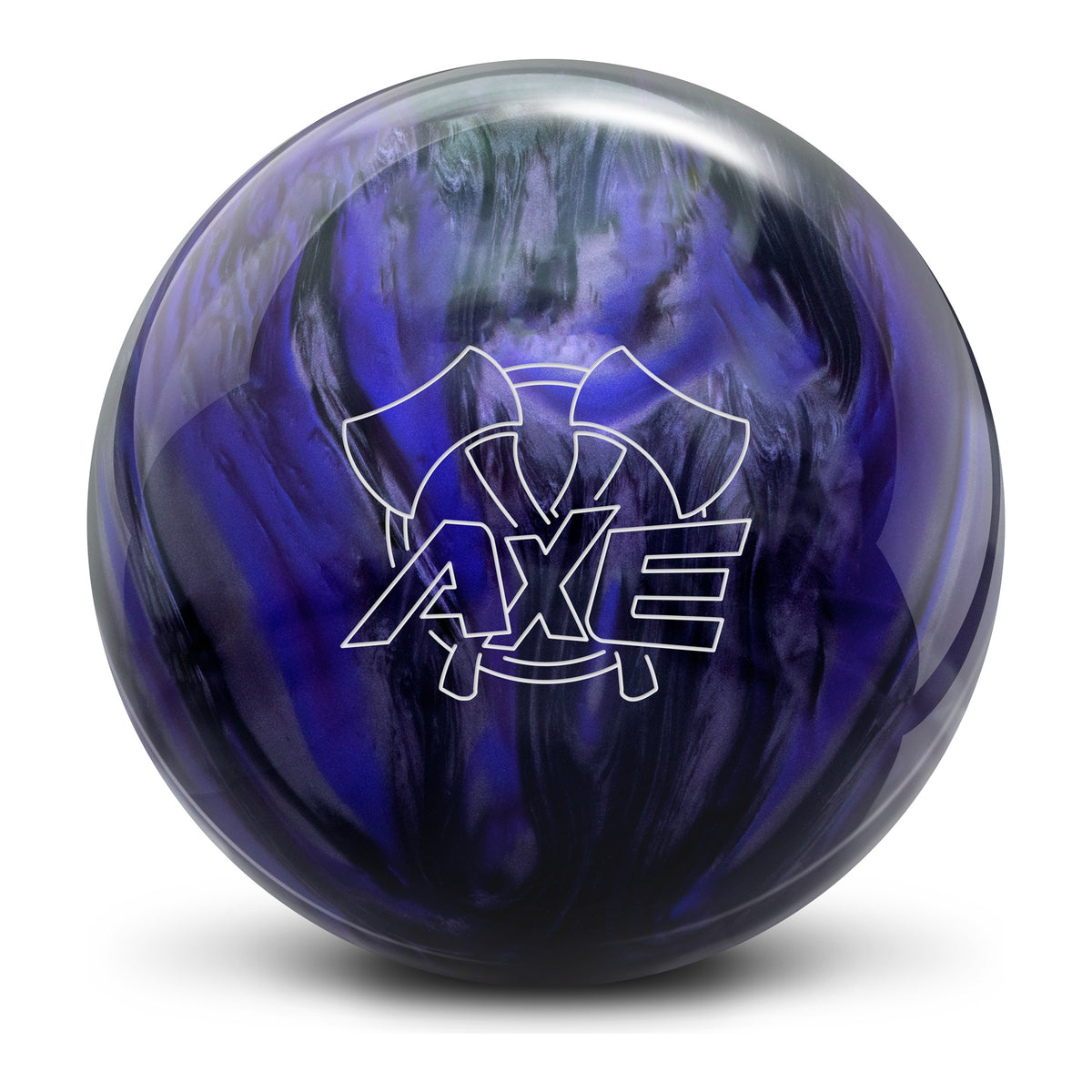 Hammer Axe Purple Smoke Bowling Ball in Purple Smoke - front