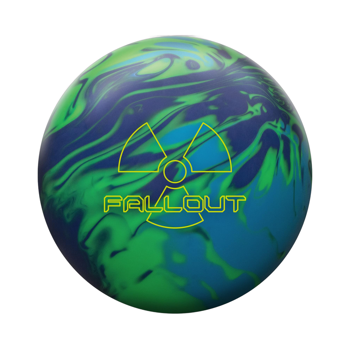 Hammer Fallout Bowling Ball in Blue/Lime/Sky Blue - main product image