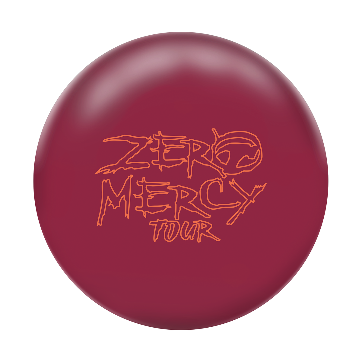Hammer Zero Mercy Tour Bowling Ball in Crimson - front view