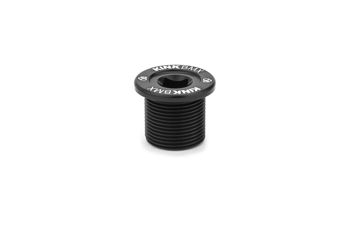 Kink BMX M24 Fork Cap Bolt - Matte Black