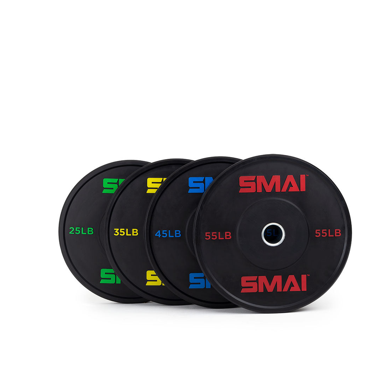 HD Bumper Plates Set - 320lb Mixed product photo