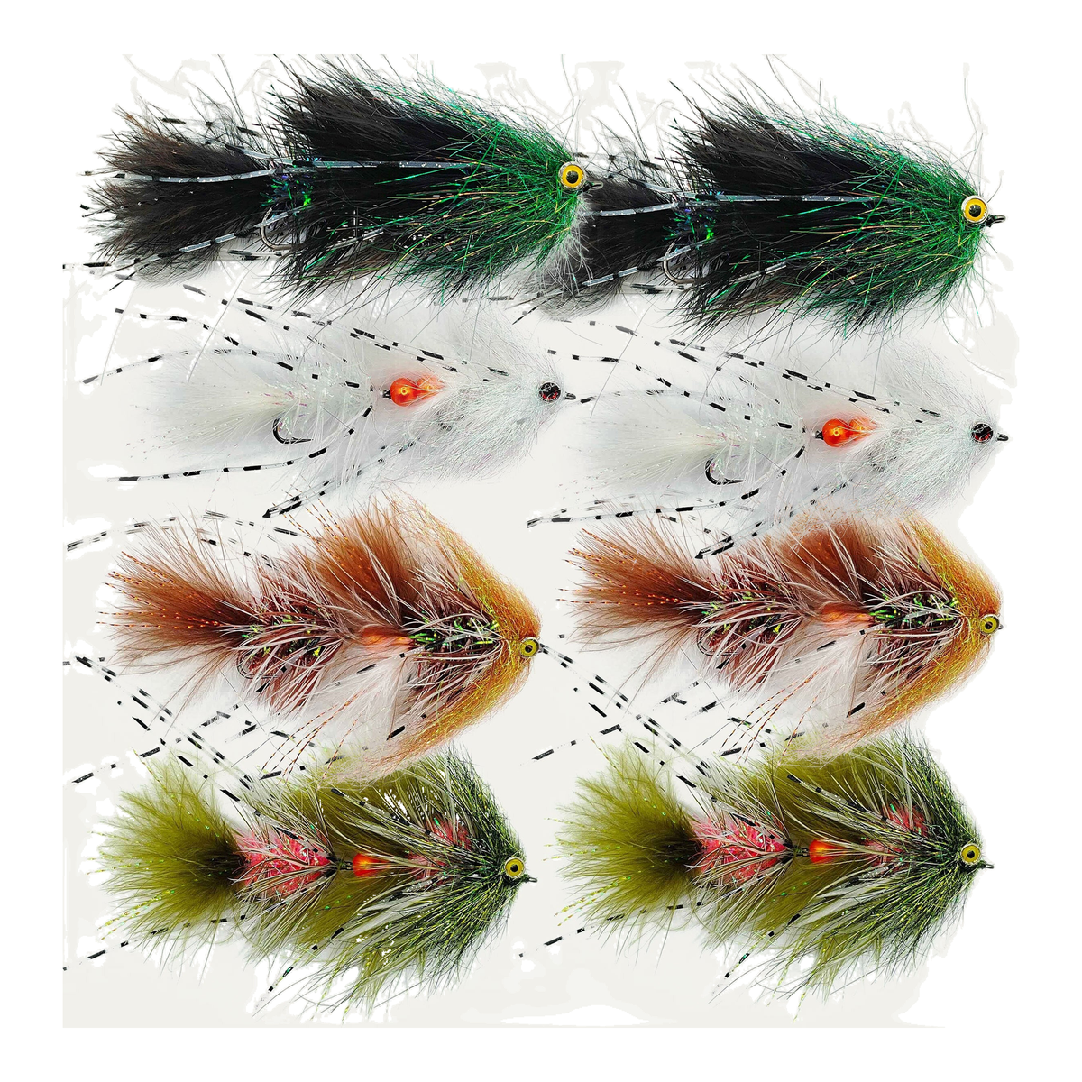 Heisenberg Articulated Streamer Assortment - FLY-GUI-2410-ETR - Great Call Athletics