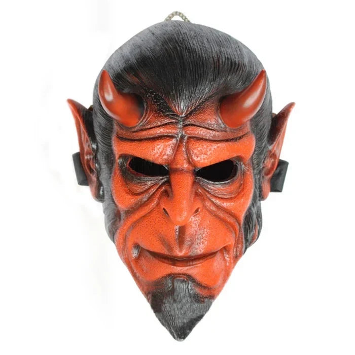 Hellboy Mask – Detailed Resin Horned Design