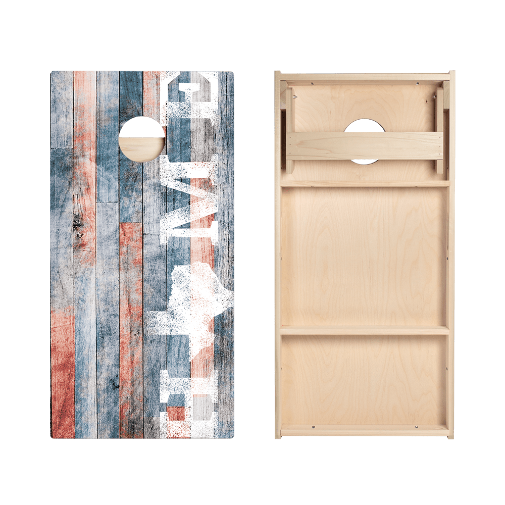 Home State Painted Wood Texas Star Cornhole Boards - View 4