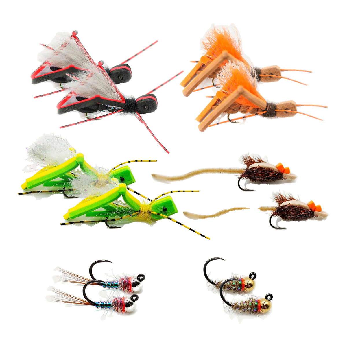 Hopper Dropper Fly Assortment - FLY-REG-2408-TRO - Great Call Athletics