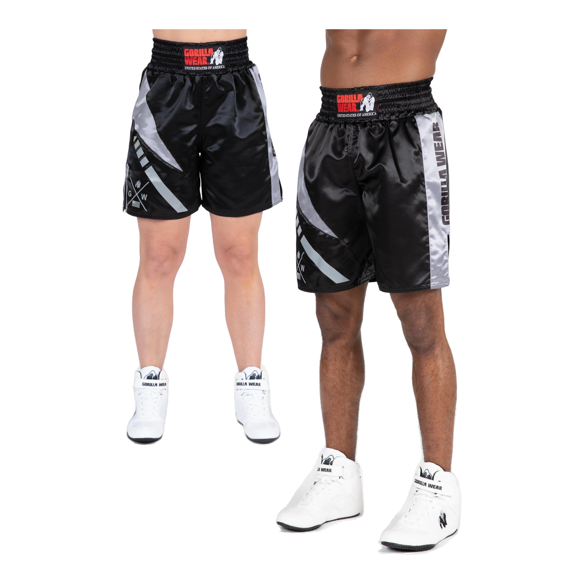 Hornell Boxing Shorts - Black/Gray - Unisex product photo
