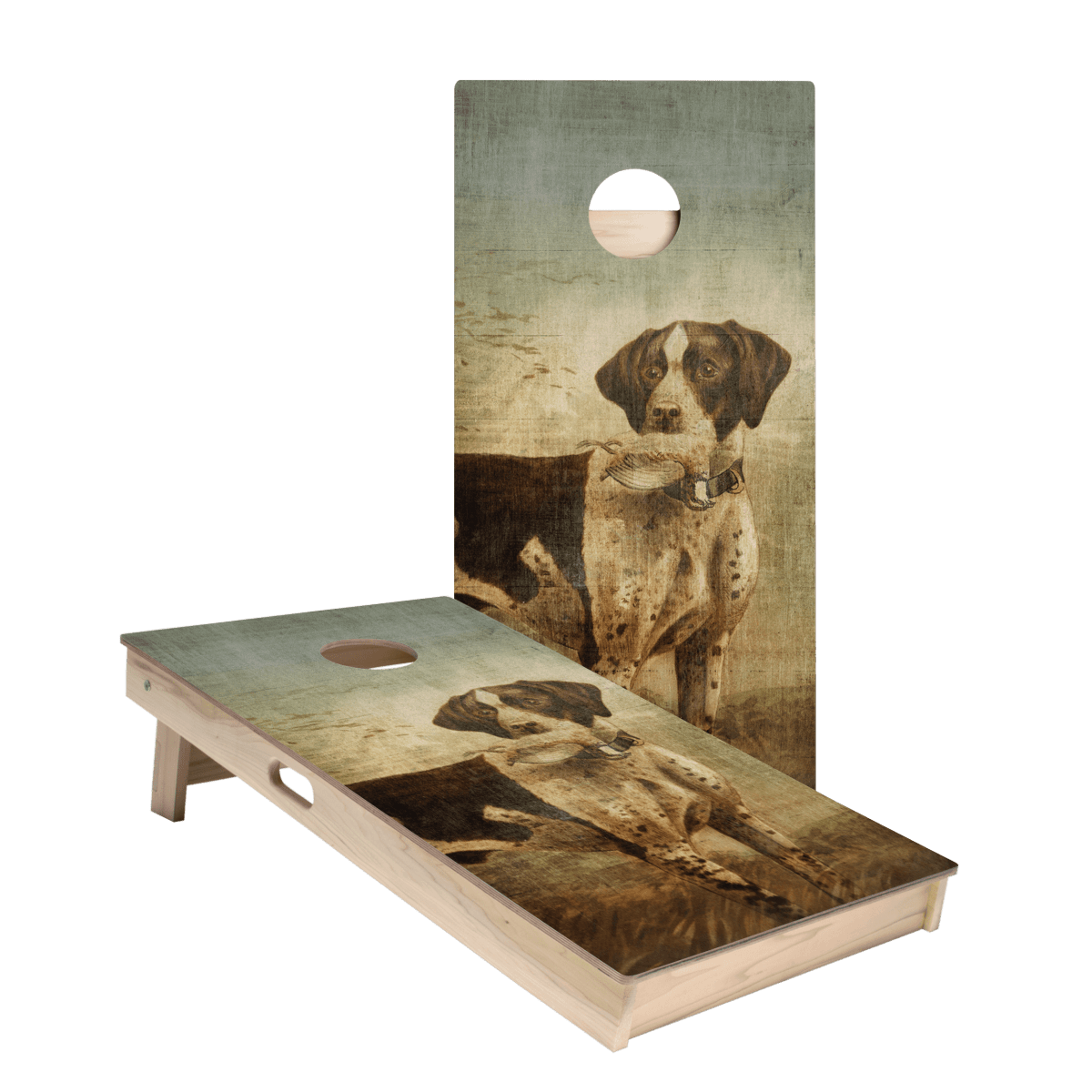 Hunting Dog Star Cornhole Boards