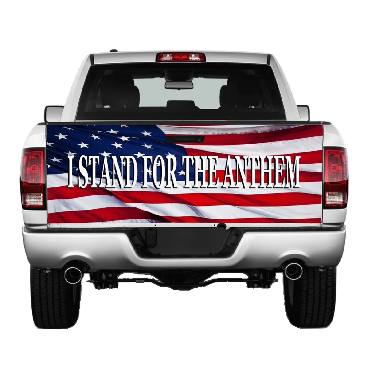 I Stand For The Anthem Tailgate Wrap Vinyl Graphic Decal Sticker product photo