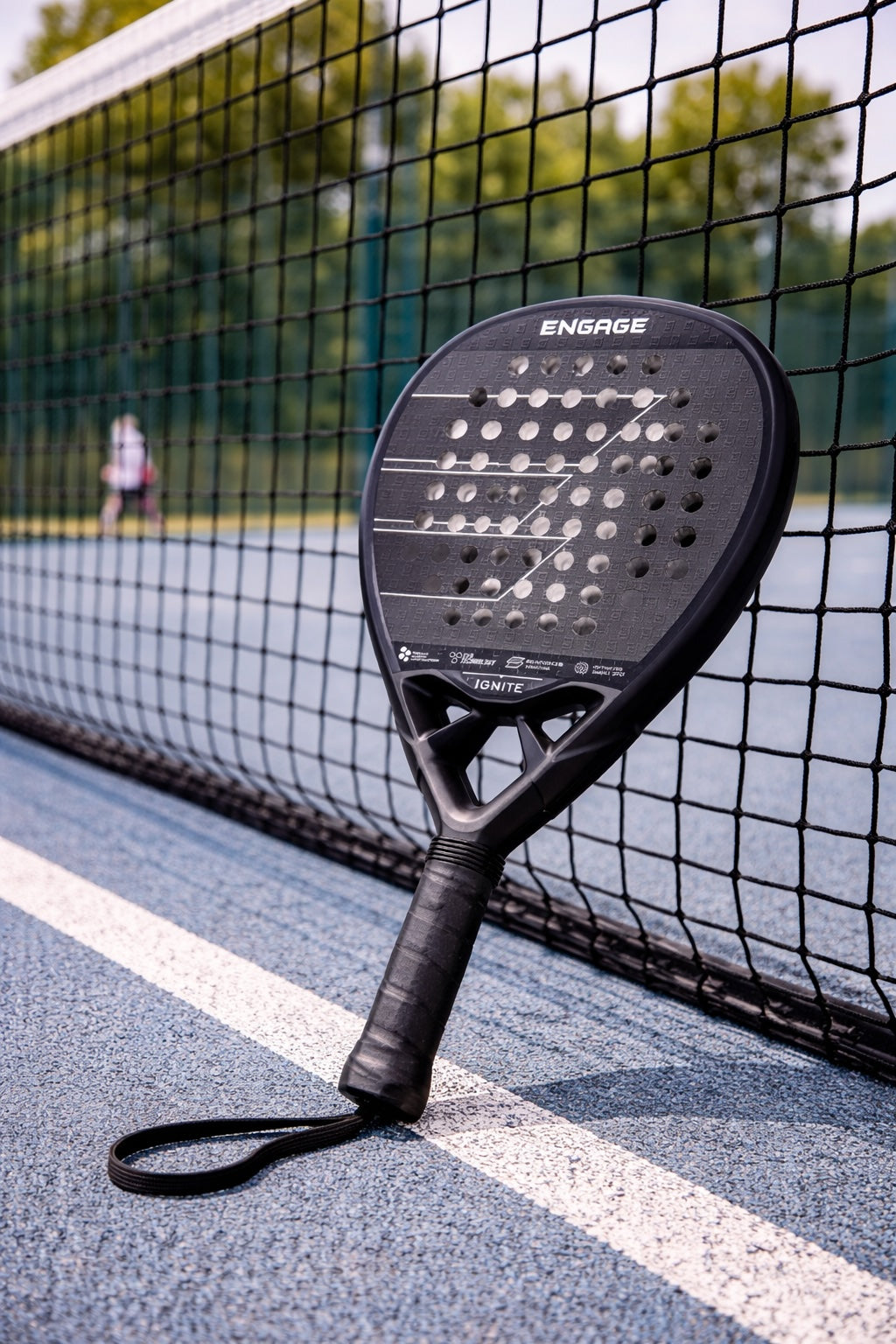 Engage Ignite Padel Racket - on court