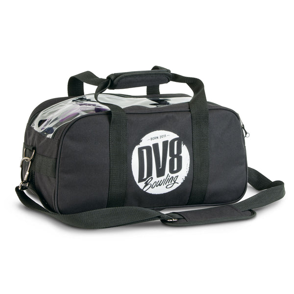 DV8 Tactic Double Tote No Shoe Pouch Black Bowling Bag