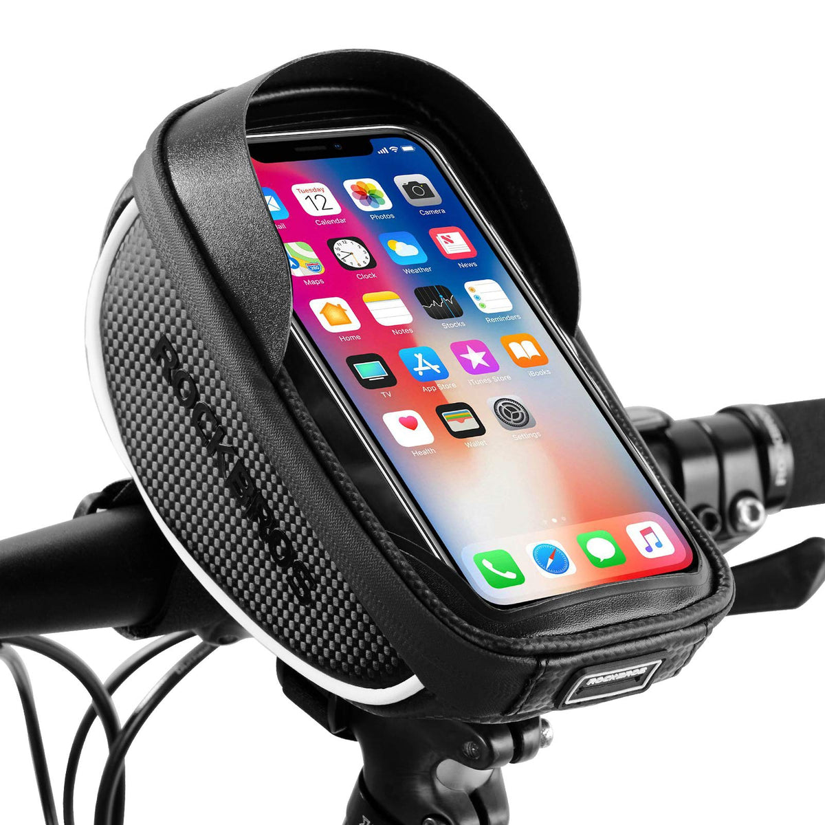 ROCKBROS Bike Front Frame HandlebarWaterproof Bag below 6.5"