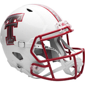 Texas Tech Red Raiders Full Size Speed Replica Football Helmet GalvanICED - NCAA