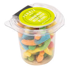 Ferris Nut Co. Mini Neon Sour Gummi Worms, 5 oz (Case of 12)