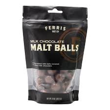 Ferris Nut Co. Chocolate Malt Balls, 10 oz (Case of 12)