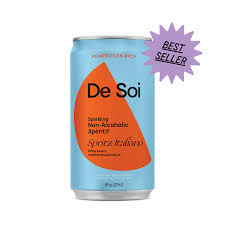 De Soi Italiano Spritz Sparkling Beverage, 4 x 8 fl oz (Case of 6)