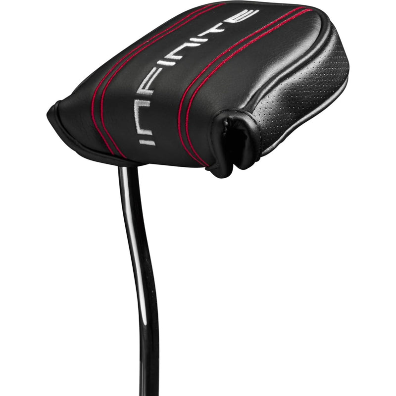 Wilson Infinite® Bucktown putter featuring a modern mallet design with precision-milled face and counterbalanced technology for enhanced stability, improved alignment, and consistent putting performance.