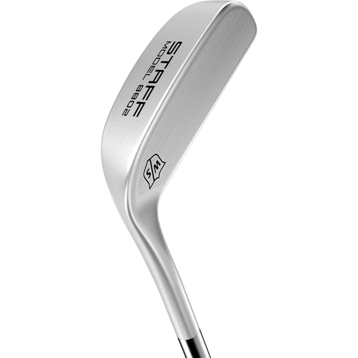 Wilson Golf Staff Model 8802 putter featuring a classic blade design with a precision-milled face and satin silver finish.
