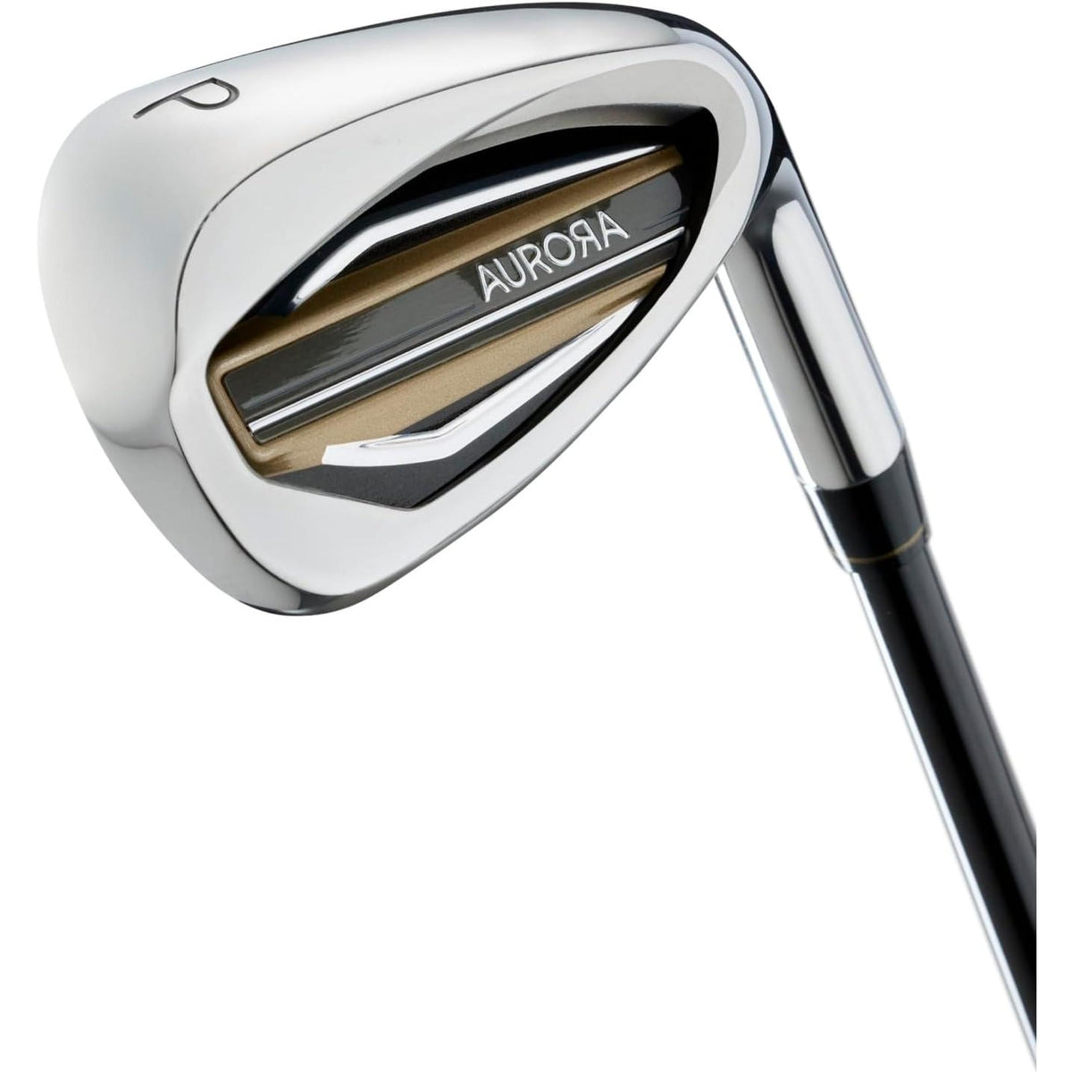 Wilson Golf Women’s Aurora complete golf club set with stand bag in white and blush pink, featuring multiple clubs, padded dual shoulder straps, and built-in stand legs.