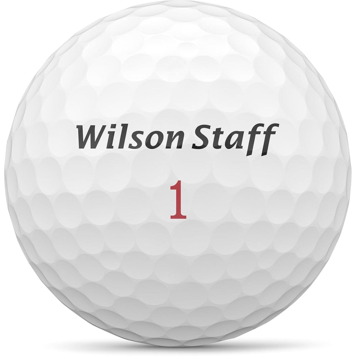 Wilson Staff Zip golf balls double-dozen pack with 24 balls in white packaging and a single white Zip golf ball displayed in front.