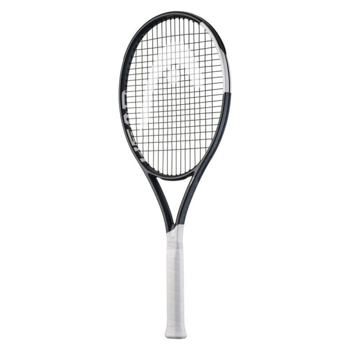 HEAD Speed ELITE 2026 tennis racquet with black and white frame and white grip, shown on a light background.