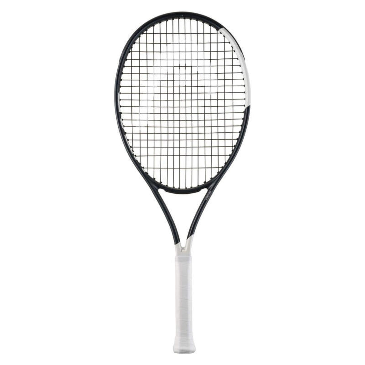 HEAD Speed Jr. 2026 junior tennis racquet with black and white frame and white grip.