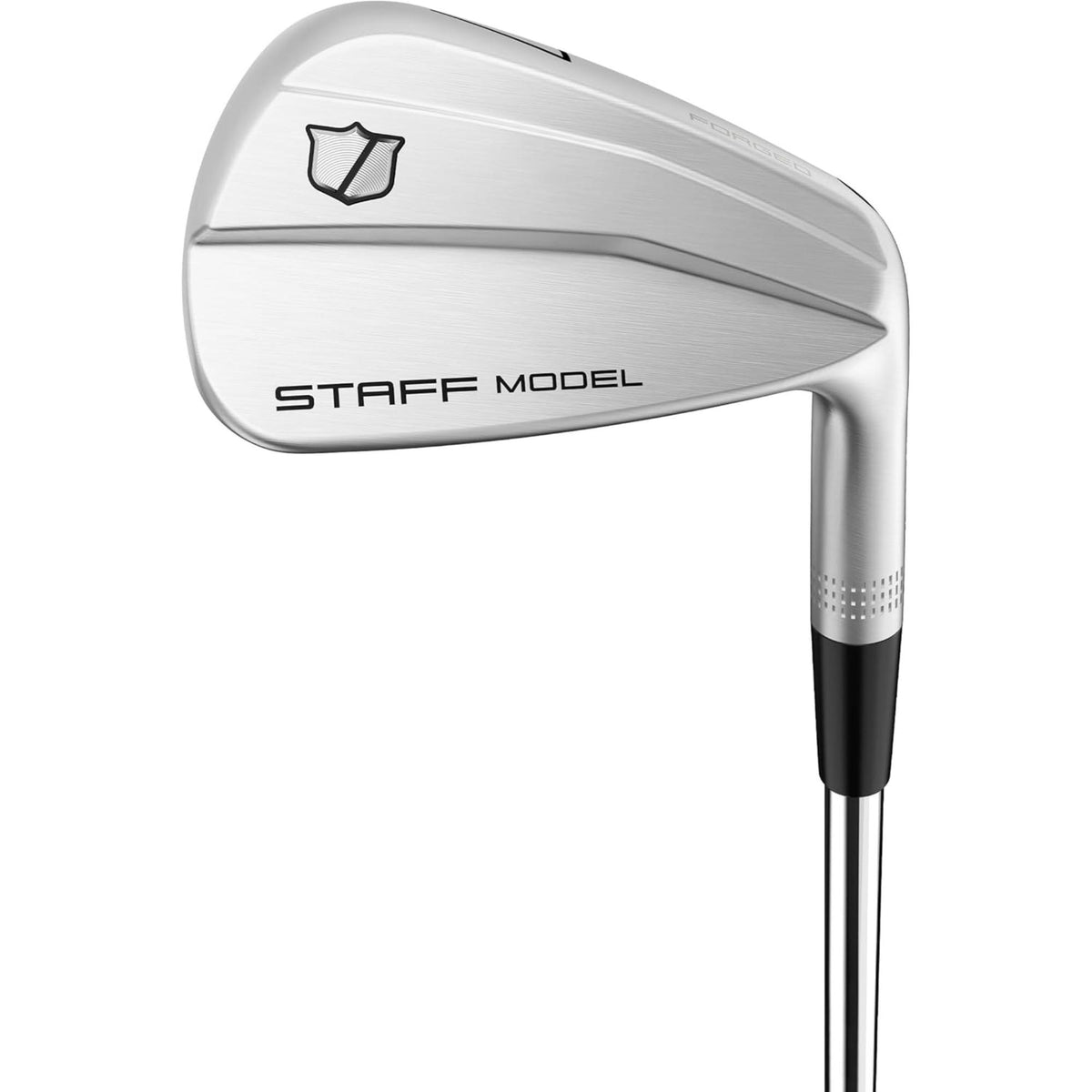 Wilson Golf Staff Model Blade iron featuring a forged muscle-back design with a satin chrome finish for precise shot control and classic feel.