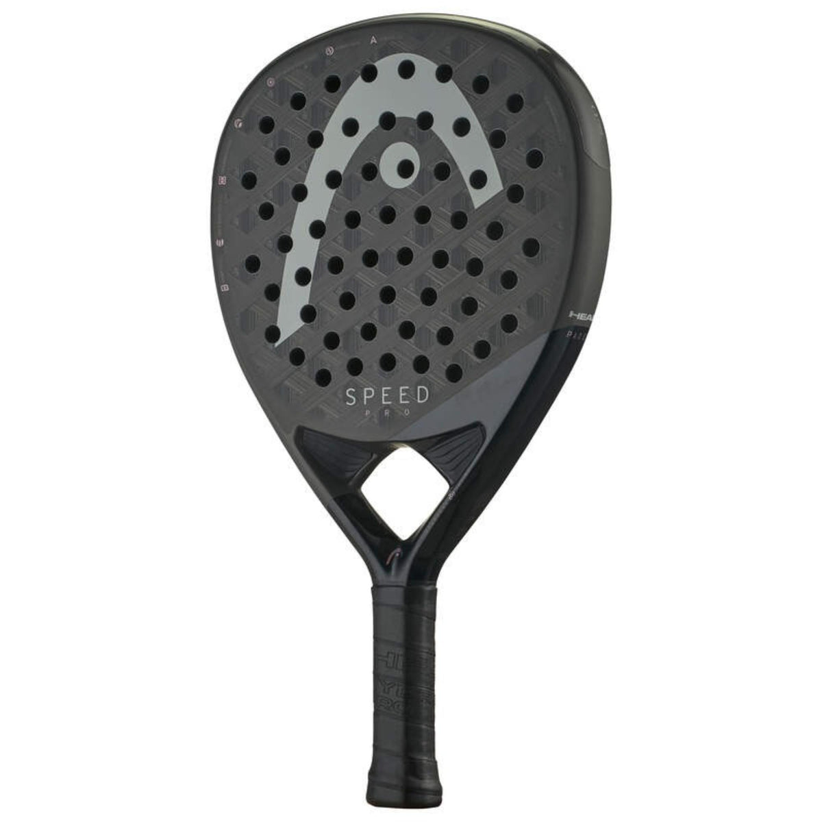 HEAD Speed Pro padel racket front view with perforated face and logo