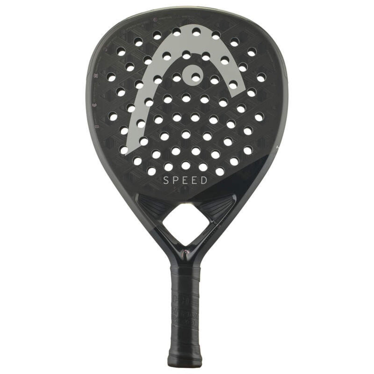 HEAD Speed Pro padel racket front view with perforated face and logo