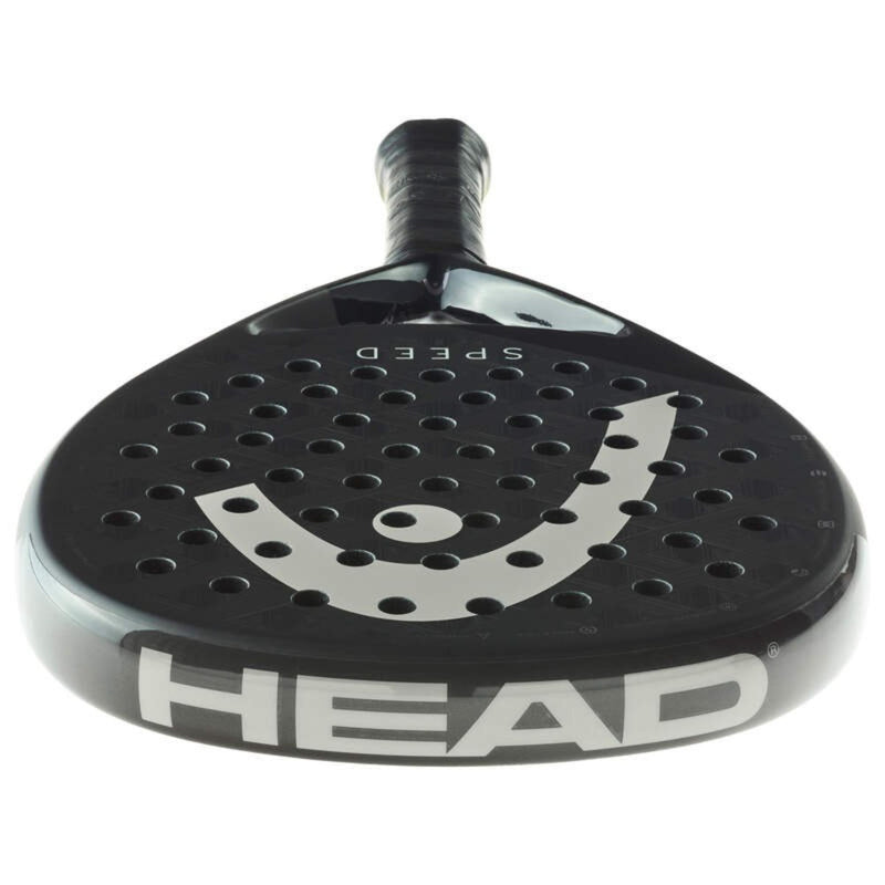 HEAD Speed Pro padel racket front view with perforated face and logo