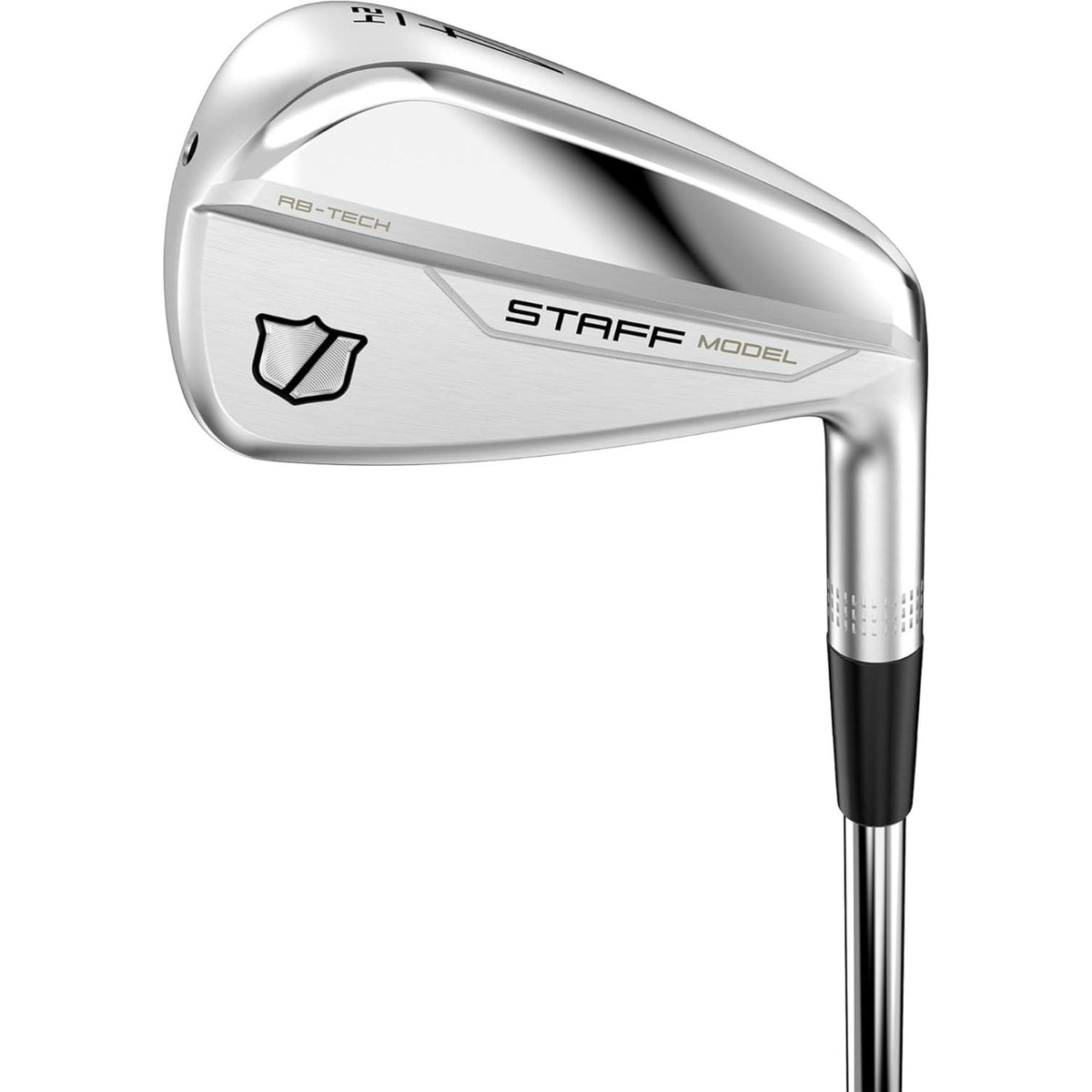 Wilson Golf Staff Model RB Utility iron featuring a forged hollow-body design with RB-TECH technology and a polished chrome finish for powerful long-iron performance and precision.
