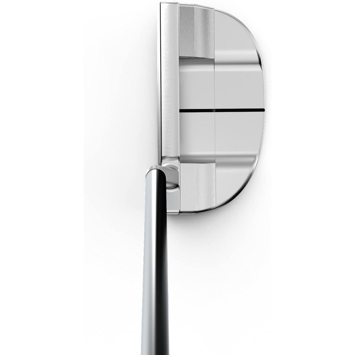 Wilson Golf Staff Model MT22 mallet putter in brushed silver finish with precision-milled face and sole weights, shown in an angled close-up on a white background.