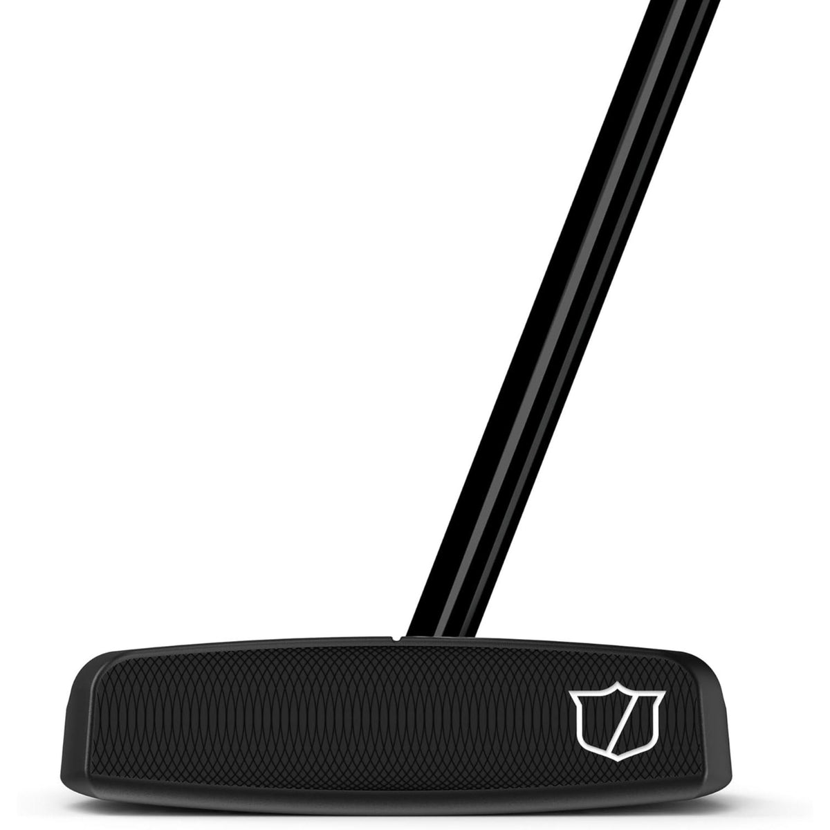Wilson Infinite Zero Torque Lakeview putter featuring a half-moon mallet design with zero-torque technology that keeps the face square through the stroke for improved stability, alignment, and consistent roll on the greens.