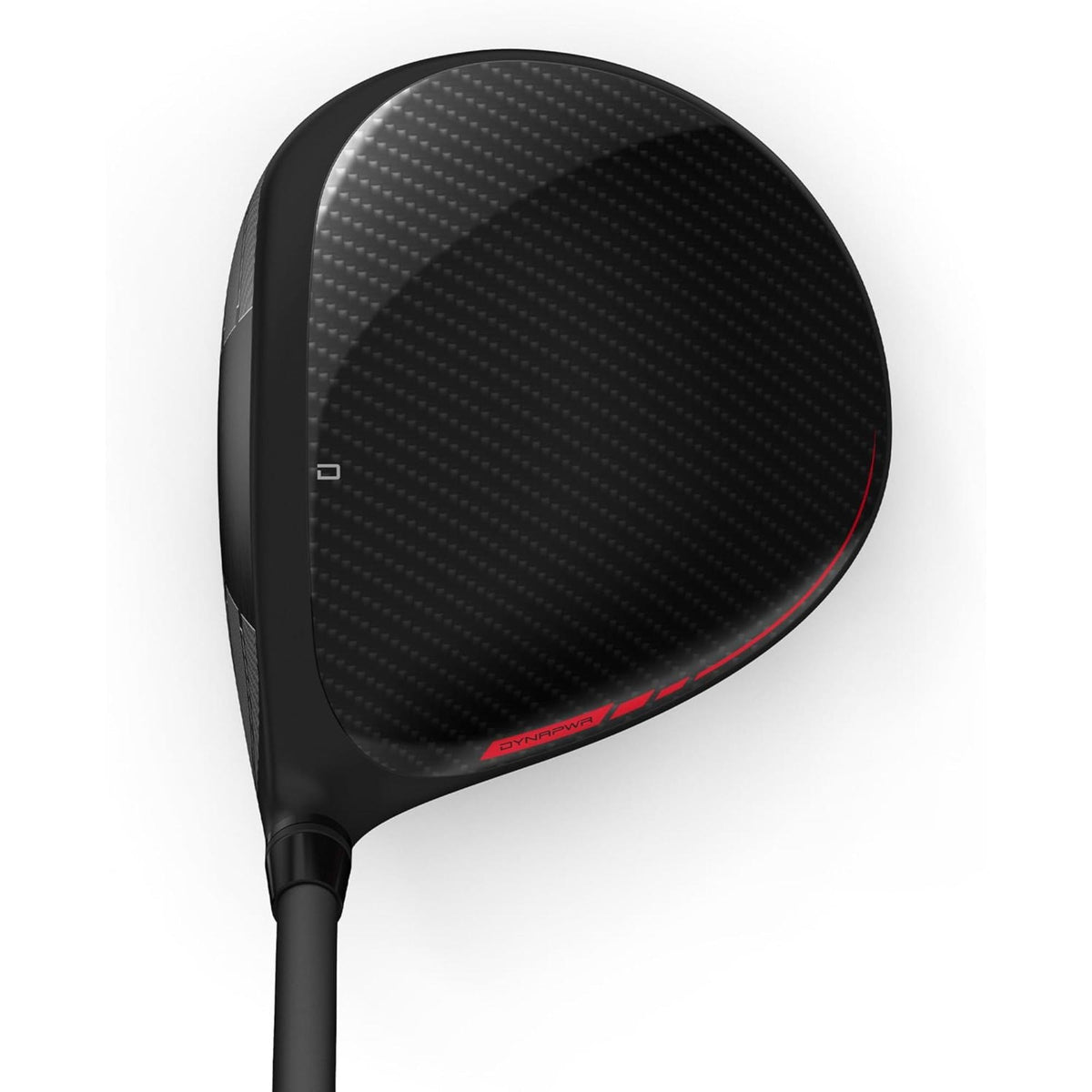 Wilson Golf DYNAPWR Max+ driver in black featuring adjustable weighting, aerodynamic head design, and a 10.5° loft club head.