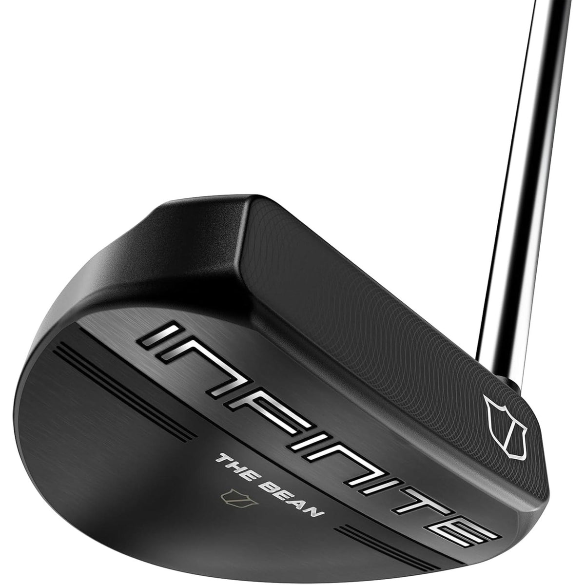 Wilson Infinite® Bean putter featuring a modern mallet design with precision-milled face and counterbalanced technology for improved stability, alignment, and consistent putting performance.